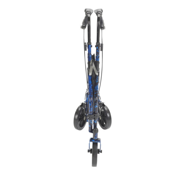 Deluxe 3 Wheel Aluminum Rollator, 7.5" Casters - Image 2