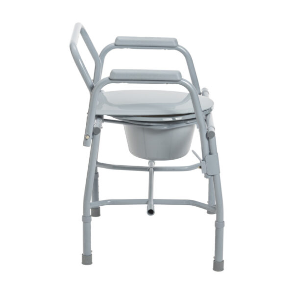 Deluxe Steel Drop Arm Commode - Image 3
