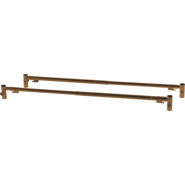Standard Telescoping Full-Length Side Rail, Brown-Vein Finish - Image 2