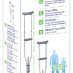 Universal Aluminum Crutch with Accessories - Image 2