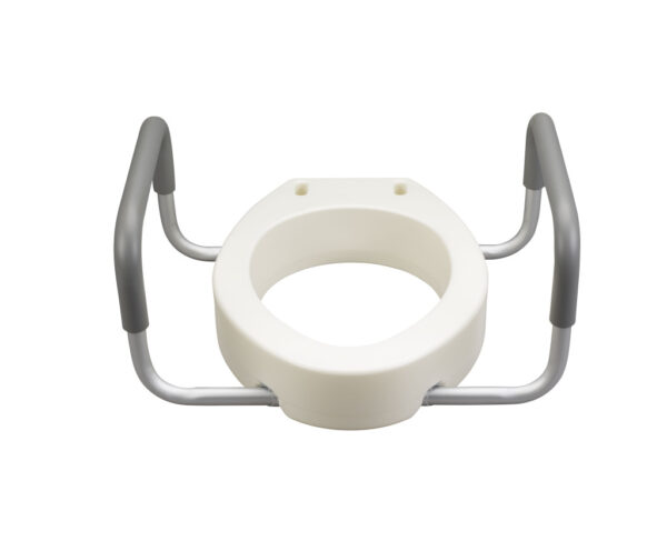 Premium Raised Toilet Seat with Removable Arms - Image 6