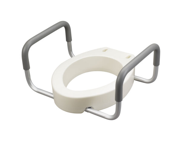 Premium Raised Toilet Seat with Removable Arms - Image 5