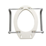 Premium Raised Toilet Seat with Removable Arms - Image 4