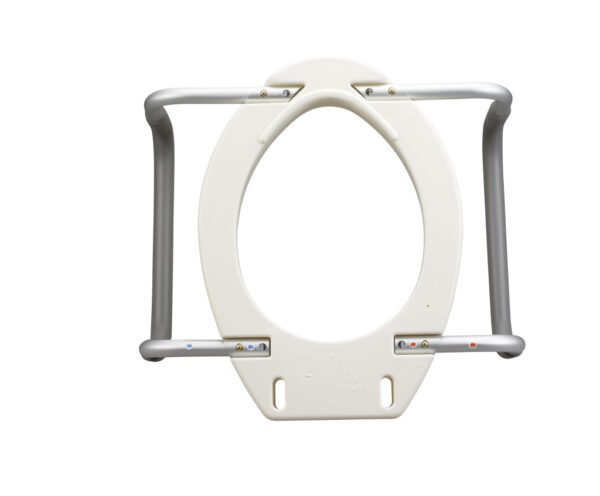 Premium Raised Toilet Seat with Removable Arms - Image 4