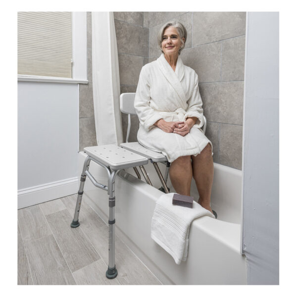 Splash Defense™ Transfer Bench with Curtain Guard Protection - Image 4
