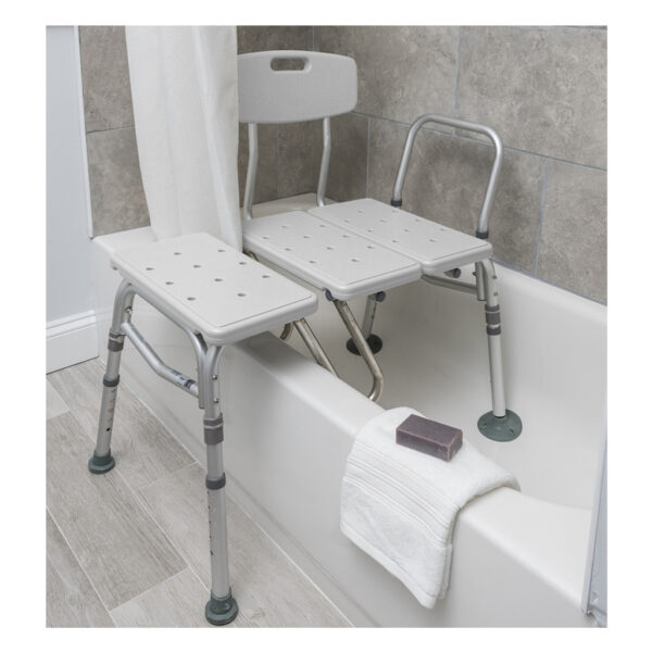 Splash Defense™ Transfer Bench with Curtain Guard Protection - Image 6