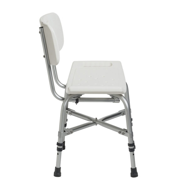 Deluxe Bariatric Shower Chair with Cross-Frame Brace - Image 4