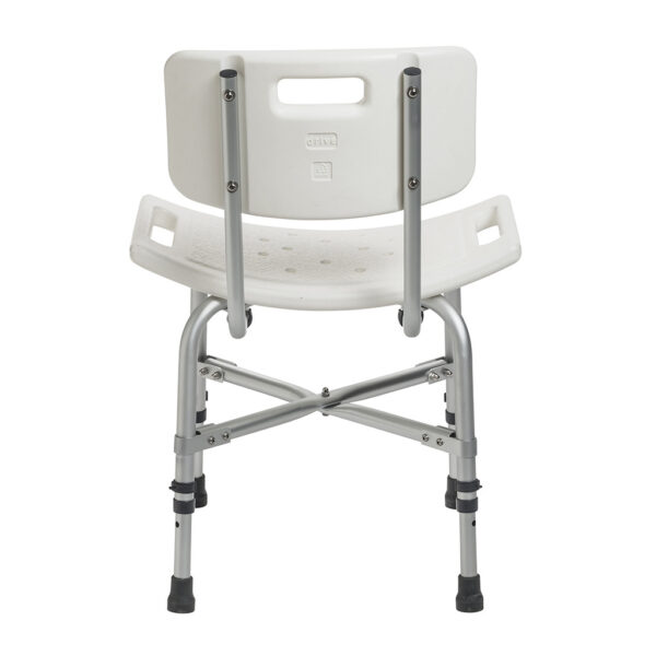 Deluxe Bariatric Shower Chair with Cross-Frame Brace - Image 5