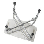 Deluxe Bariatric Shower Chair with Cross-Frame Brace - Image 2