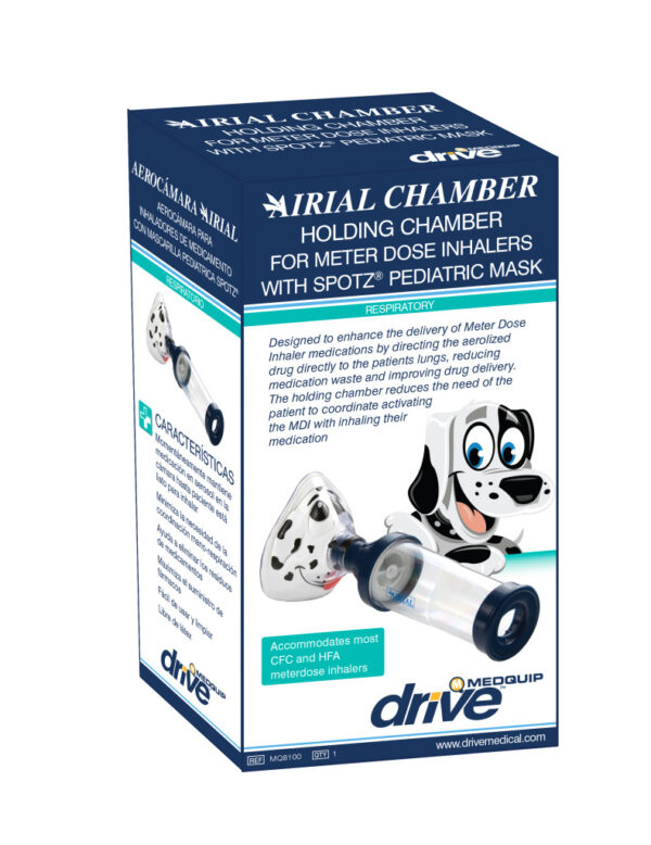 Airial Spotz® the Dog Mask with Meter Dose Inhaler Chamber - Image 2