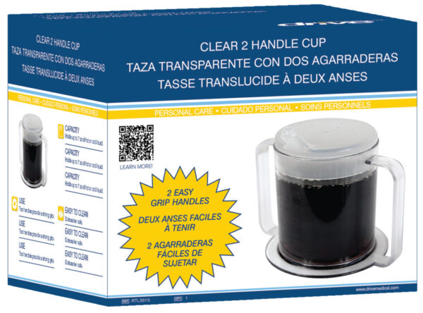 Clear 2-Handle Cup - Image 2