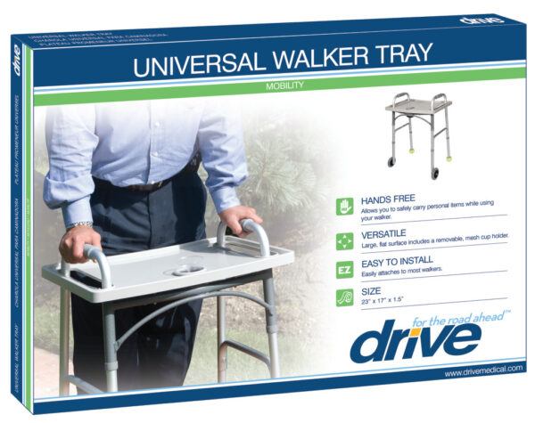 Universal Walker Tray with Cup Holder - Image 3