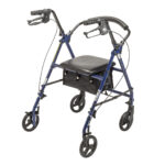 Steel Rollator with 6” Wheels, Knockdown - Image 9
