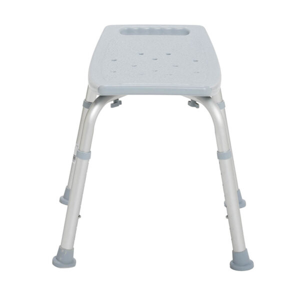 Deluxe Aluminum Shower Bench without Back - Image 2