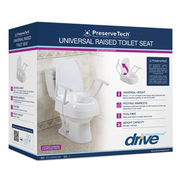 PreserveTech™ Universal Raised Toilet Seat - Image 4
