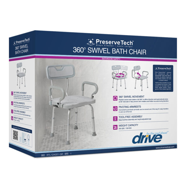 PreserveTech™ 360° Swivel Bath Chair - Image 2