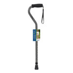 Offset Handle Cane Black Wave - Image 4