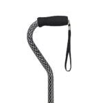 Offset Handle Cane Black Wave - Image 5