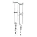 Universal Aluminum Crutch with Accessories