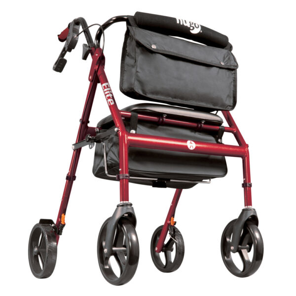 Hugo Elite Rolling walker with a Seat - Image 3
