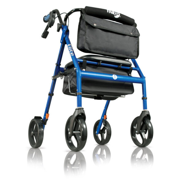 Hugo Elite Rolling walker with a Seat - Image 2