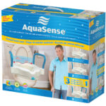 AquaSense 3-in-1 Contoured Raised Toilet Seat - Image 7
