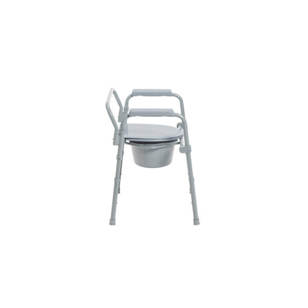 Folding Steel Commode Combo with Absorbent Commode Liners - Image 5