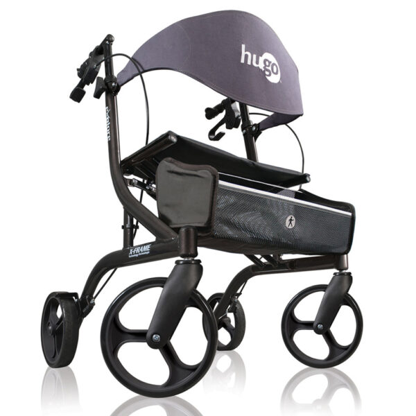 Hugo eXplore Side-Fold Rolling walker with a Seat - Image 4