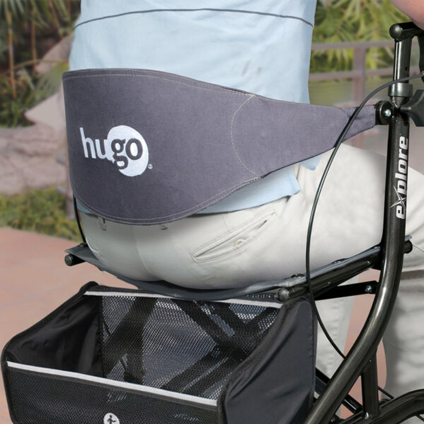 Hugo eXplore Side-Fold Rolling walker with a Seat