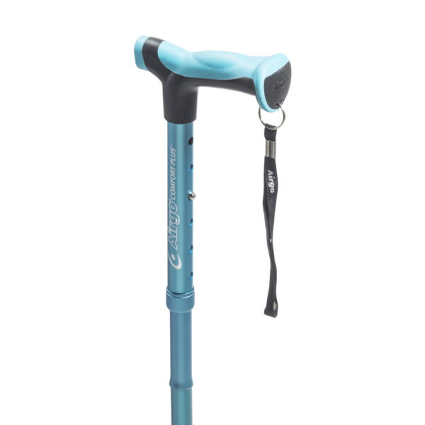 Airgo Comfort-Plus Aluminum Cane, Derby Handle - Image 2