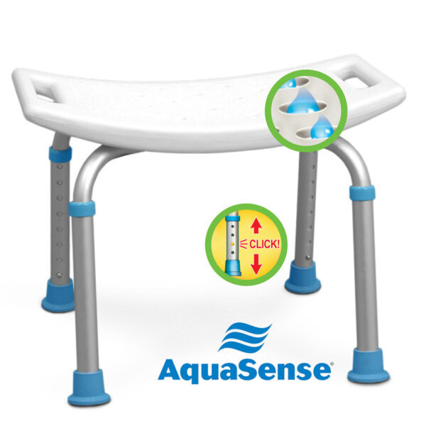 AquaSense Adjustable Bath Seat without Backrest - Image 2