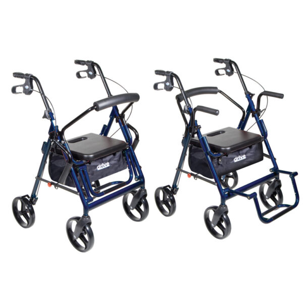 Duet Rollator/Transport Chair, 8" Casters - Image 4