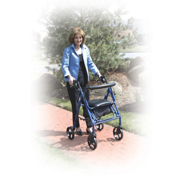 Duet Rollator/Transport Chair, 8" Casters - Image 3