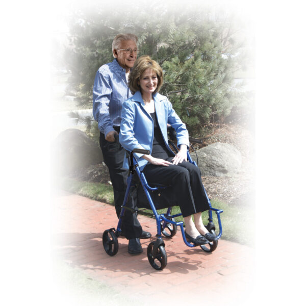 Duet Rollator/Transport Chair, 8" Casters - Image 2