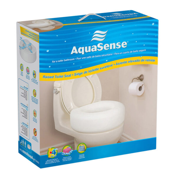 AquaSense Economy Raised Toilet Seat - Image 2