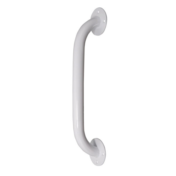 White Powder-Coated Grab Bar - Image 4