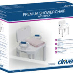 Premium Series Shower Chair with Back and Arms - Image 2