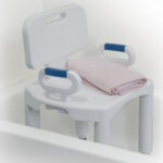 Premium Series Shower Chair with Back and Arms - Image 3
