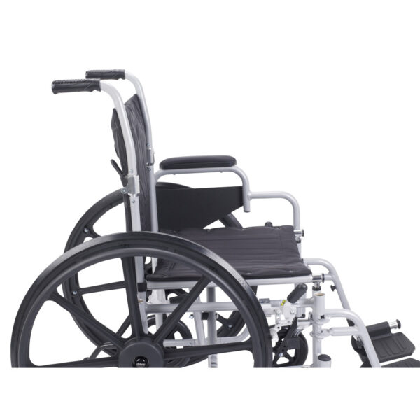 Poly-Fly High Strength, Lightweight Wheelchair/Flyweight Transport Chair Combo - Image 4