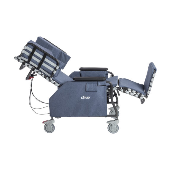Rose Comfort Max tilt and recline chair with casters - Image 8
