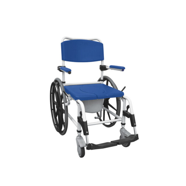 Aluminum Rehab Shower Commode Chair - Image 2