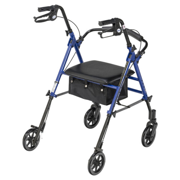 Adjustable Height Rollator, 6" Casters - Image 9