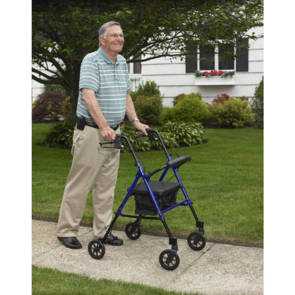 Adjustable Height Rollator, 6" Casters - Image 3