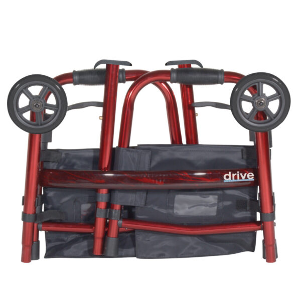 Deluxe Folding Travel Walker with 5" Wheels - Image 7