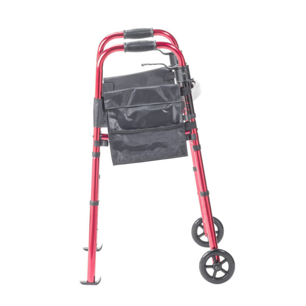 Deluxe Folding Travel Walker with 5" Wheels - Image 4