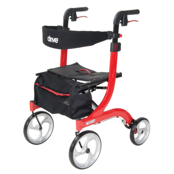 Nitro Aluminum Rollator, 10" Casters - Image 11
