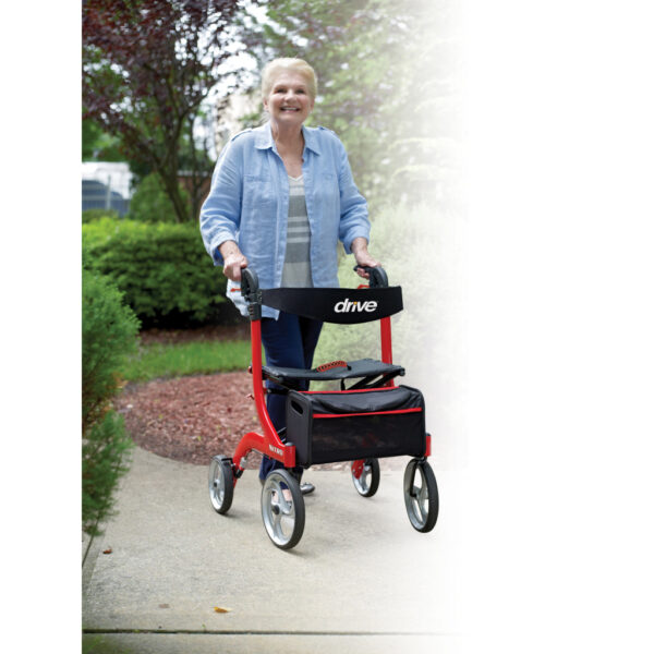 Nitro Aluminum Rollator, 10" Casters - Image 2