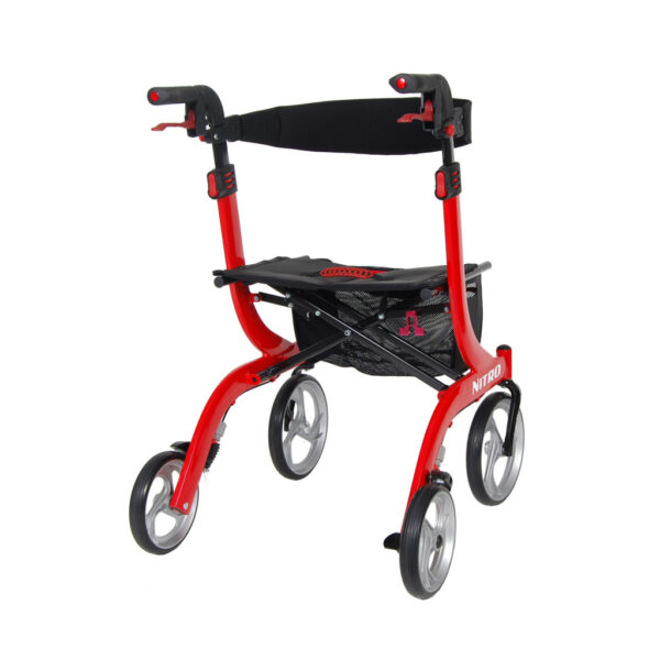 Nitro Aluminum Rollator, 10" Casters - Image 10