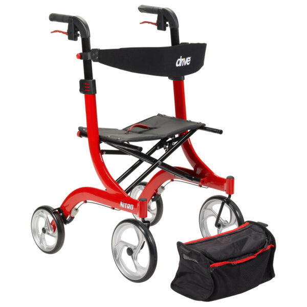 Nitro Aluminum Rollator, 10" Casters - Image 9
