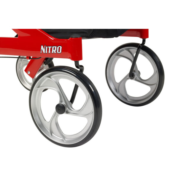 Nitro Aluminum Rollator, 10" Casters - Image 7